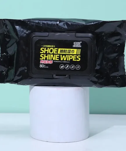 Disposable Shoe Cleaning Wipes | Quick Shine Clean Wet Wipes (50 Wipes In 1 Packet)