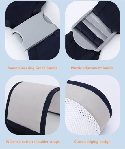 1PC Baby Carrier, Ergonomic Baby Strap one Shoulder Labor-Saving Polyester Baby Half Wrapped Sling (Random Color)