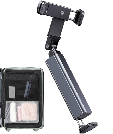 Universal Phone Holder Travel Essentials Flexible 360 ??Degree Rotation Hands-Free Airplane Phone Mount for iPhone Xiaomi - Random Color