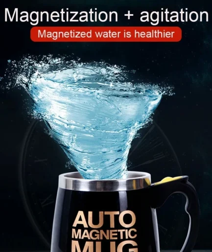 Auto Magnetic Mug 400ml Coffee Milk Mix Cups 304 Stainless Steel ( Battery Operated ) (random Color)