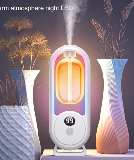 Wall Mounted Essential Oil Diffuser Rechargeable Timed Spray Digital Display Air Freshener