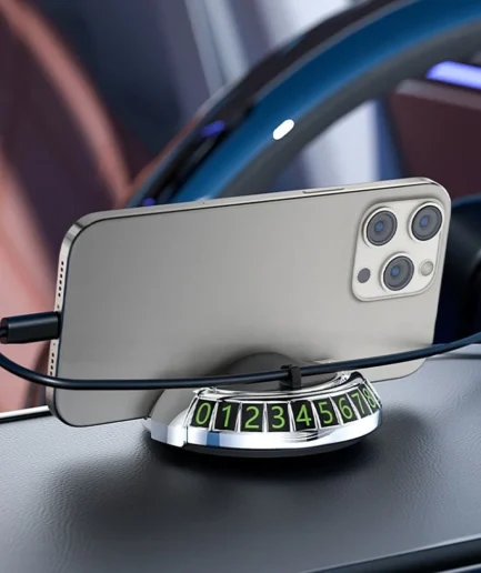 2 in 1 Dashboard Car Phone Holder with Navigation Bracket - 360? Rotation Phone Bracket For Car Use - Random Color